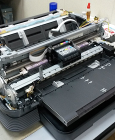 Изображения ремонта лазерного принтера
